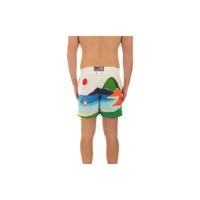 MC2 Saint Barth Gustavia Placed Swim Shorts-1