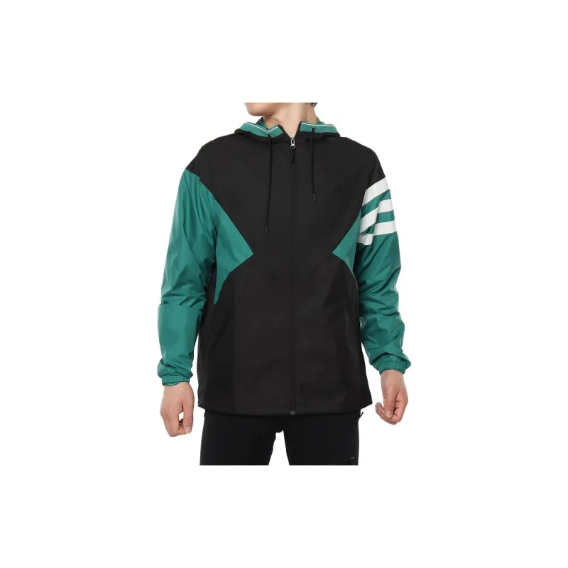 Adidas Jackets Men Black Green-4