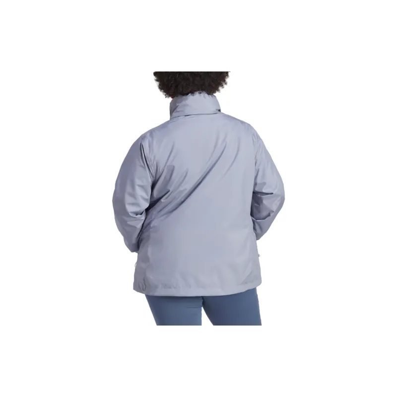Adidas TERREX MULTI RAIN.RDY 2-LAYER RAIN JACKET PLUS SIZE Jackets Coats Women's Silver Purple-1