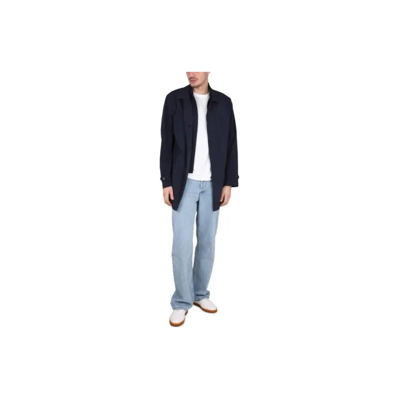FAY Single-Breasted Long-Sleeved Coat-1