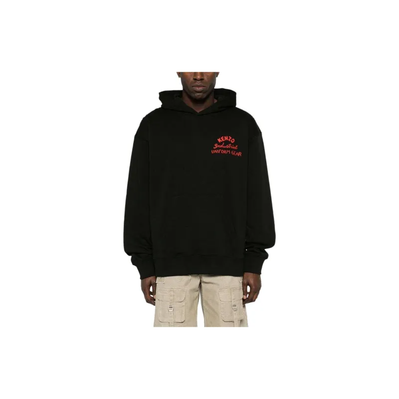KENZO Drawn Varsity Oversize Hoodie-1