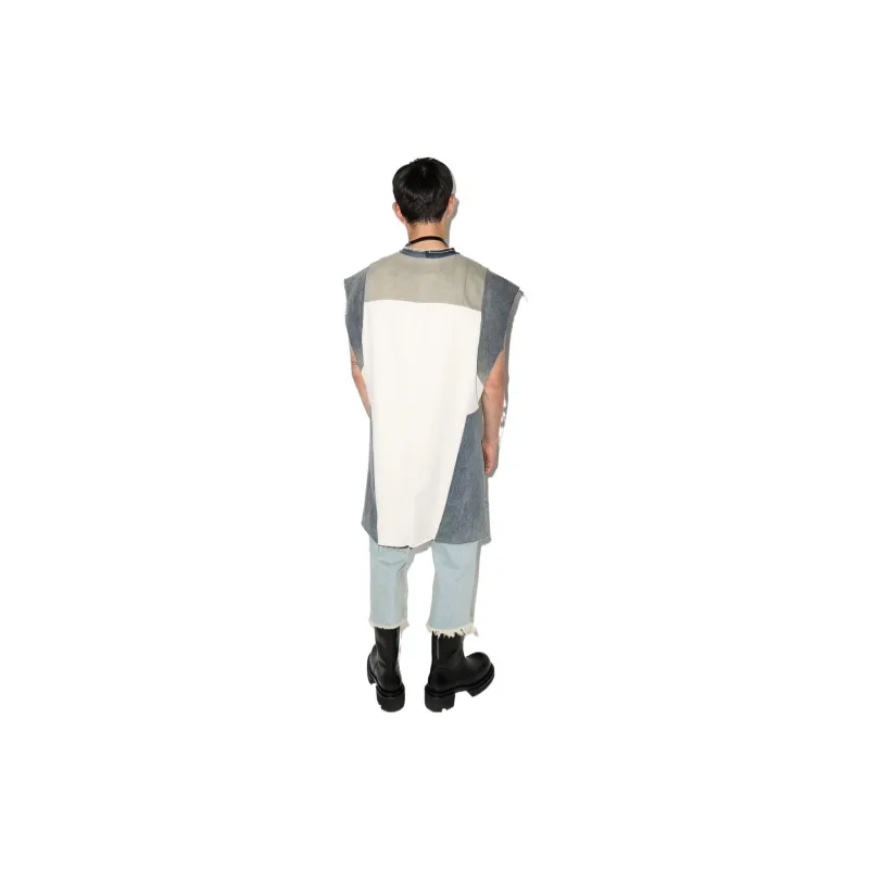 RICK OWENS Vests Men Blue-1