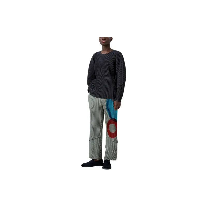 ISSEY MIYAKE Picturesque Casual Pants Men's Gray-6
