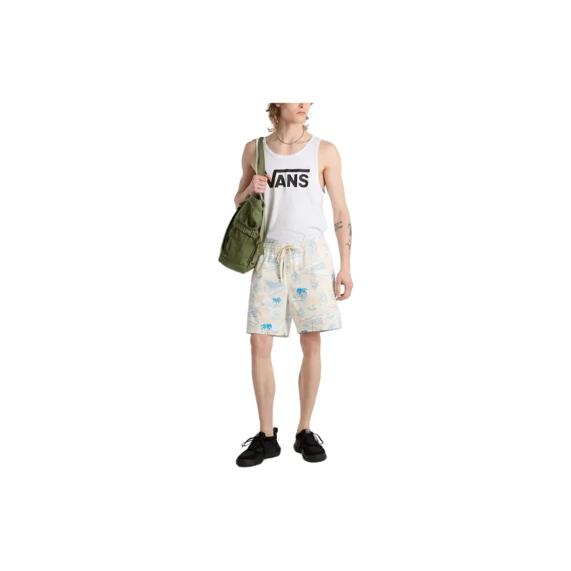 Vans Casual Shorts Men Ecru-4