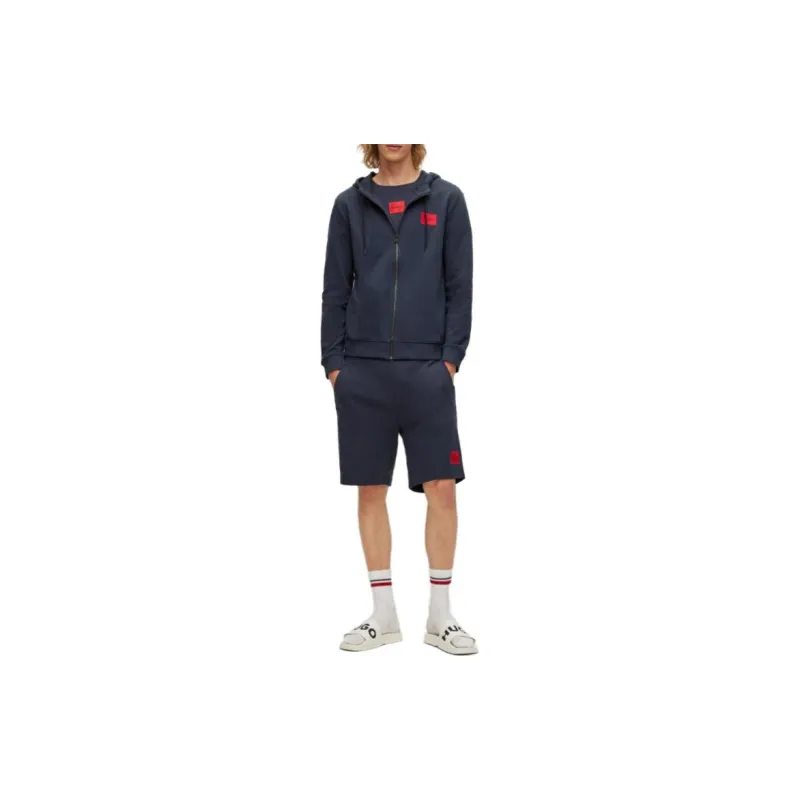 HUGO BOSS Chest Logo patch Hoodie-3