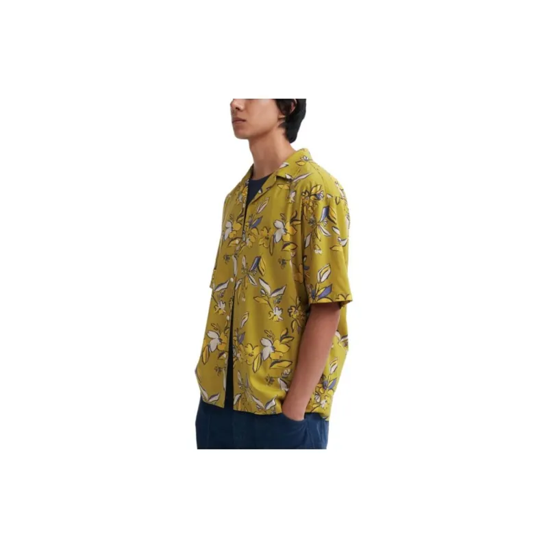 UNIQLO Shirt Unisex Earth Yellow-1