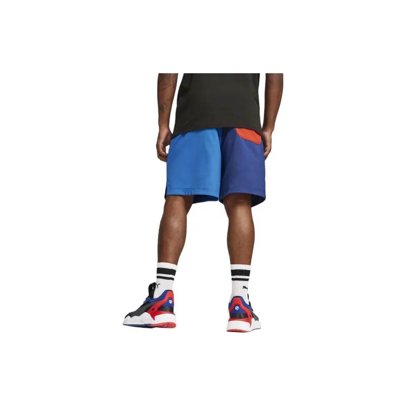 PUMA BMW M Motorsport Casual Shorts Men's Professional Blue-3
