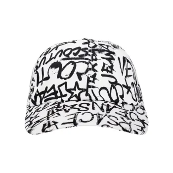 VERSACE Cotton Baseball Caps Men's White