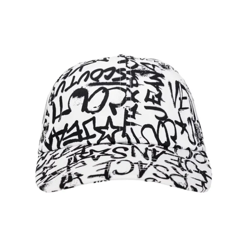VERSACE Cotton Baseball Caps Men's White-0