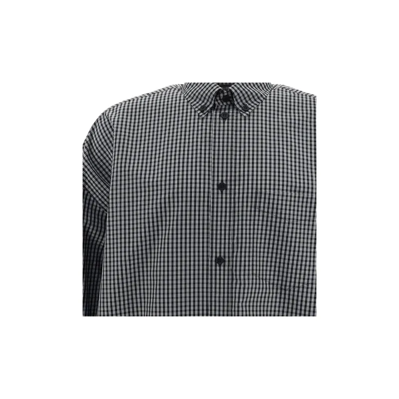 Balenciaga Checked Oversized Shirt-6