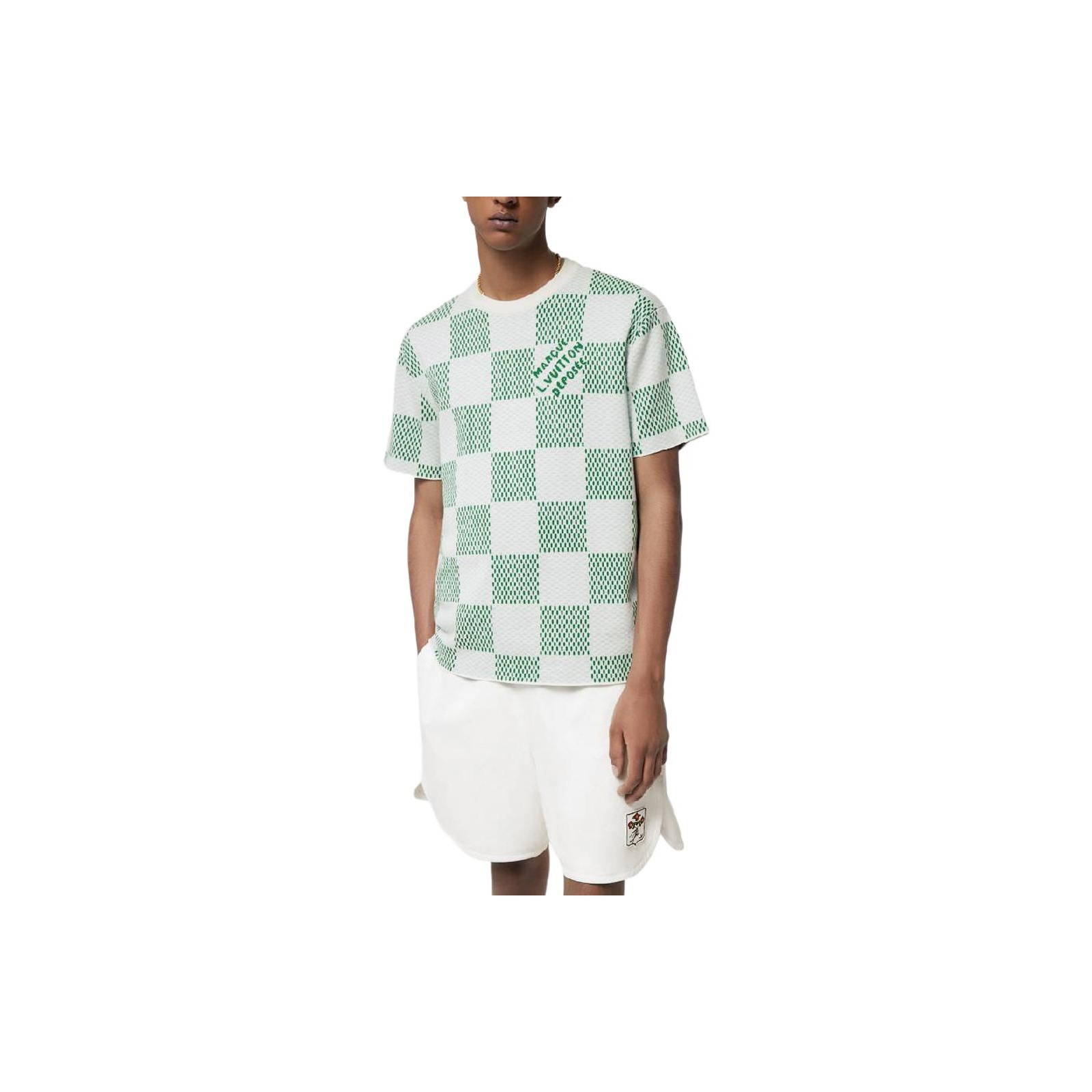 LOUIS VUITTON SS24 T-Shirt Men's Green - POIZON LOUIS VUITTON SS24 T-Shirt Men's Green - POIZON
