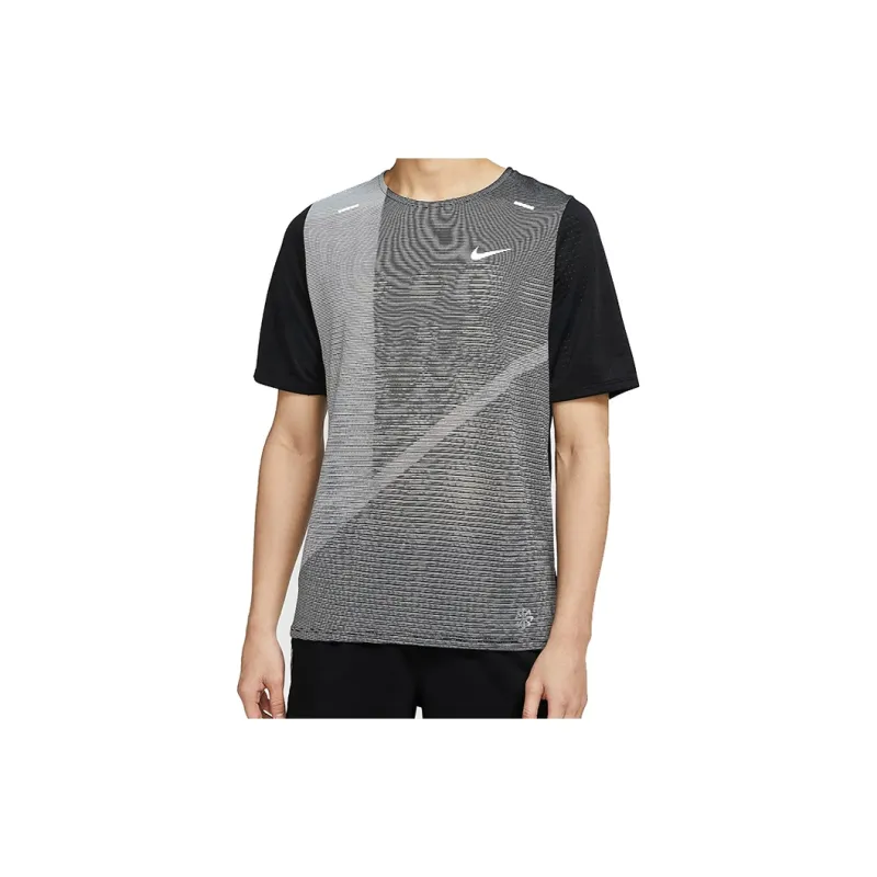 Nike T-Shirt Men's Black Gray Color-4