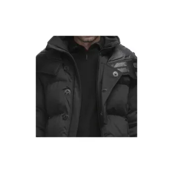 NORVINCY Cropped Cycling Slim Fit With Hood Puffer Jacket For Winter Unisex