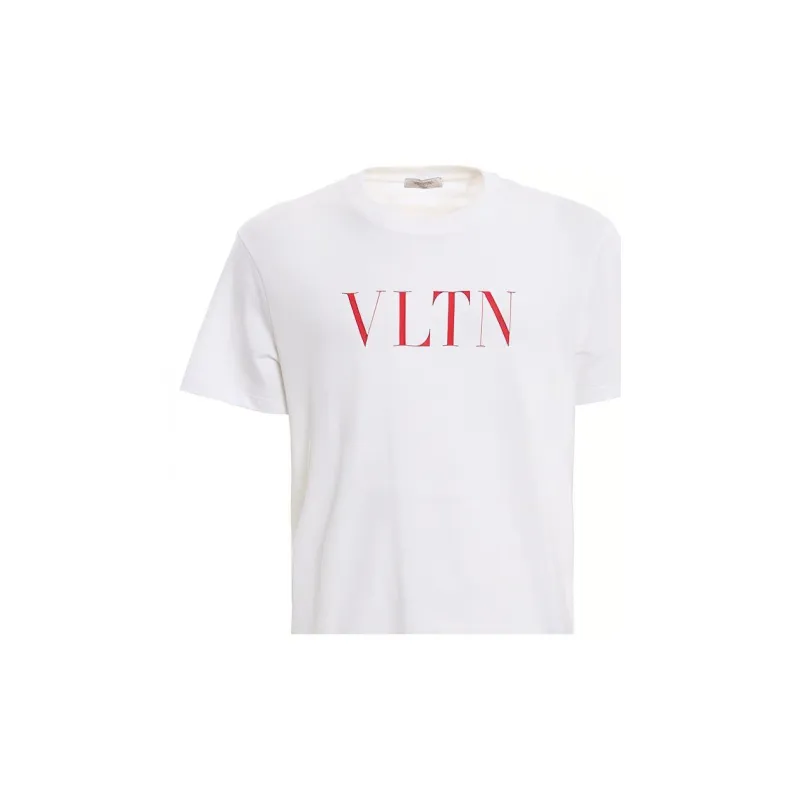Valentino Logo Printed Crewneck T Shirt-4