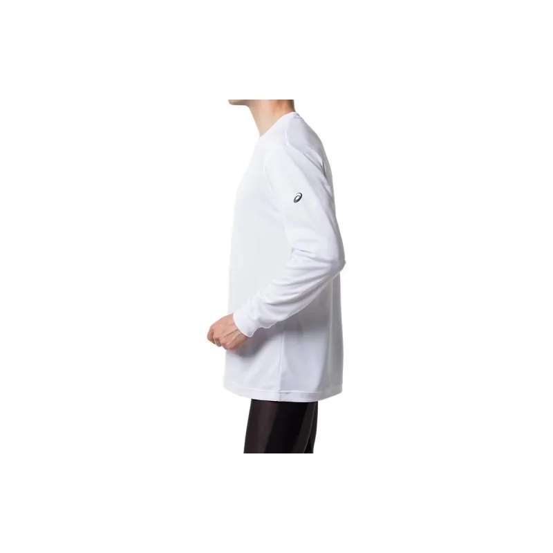 Asics Drop Shoulder Sleeve T Shirt Unisex White-2