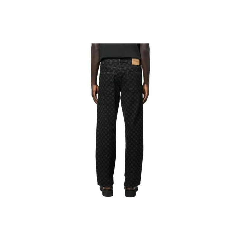 Misbhv Straight Leg Monogram Jeans-2