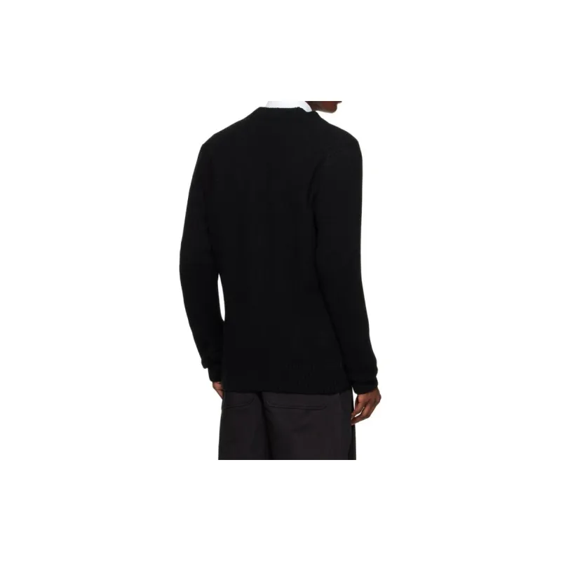 Maison Kitsune V Neck Knitted Cardigan-3