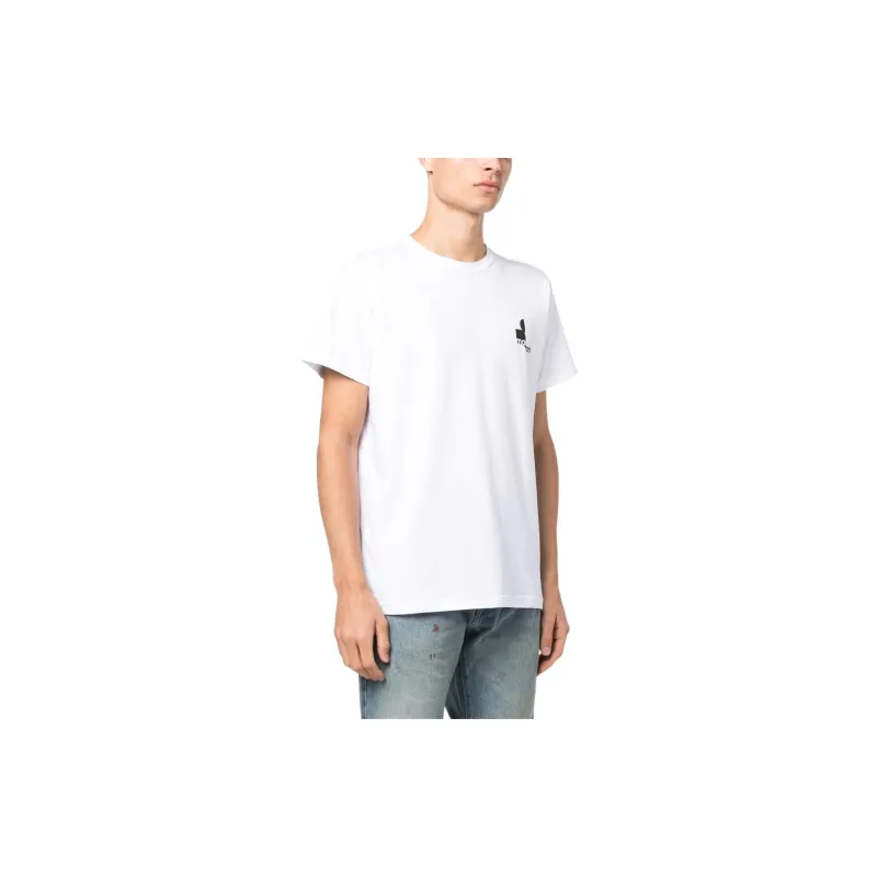ISABEL MARANT ETOILE Zafferh Logo print T shirt-3