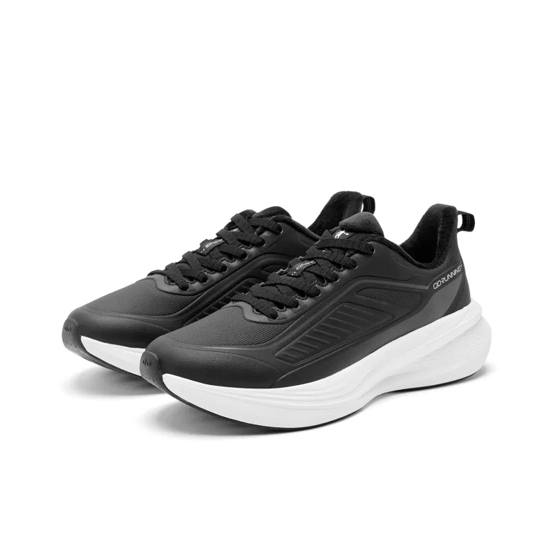 QIAODAN Rainwing 4.0 Running Shoes Men Low Top Black/Lightning Gray-2