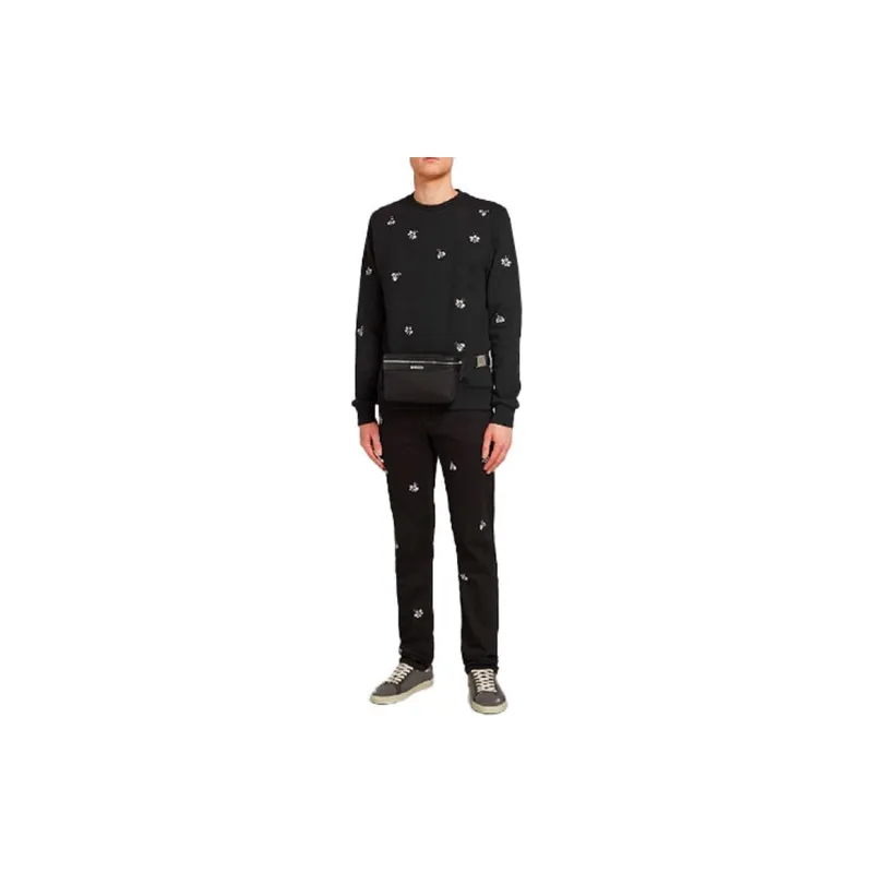 KAWS X DIOR Embroidered Bees Crewneck Sweatshirt-3