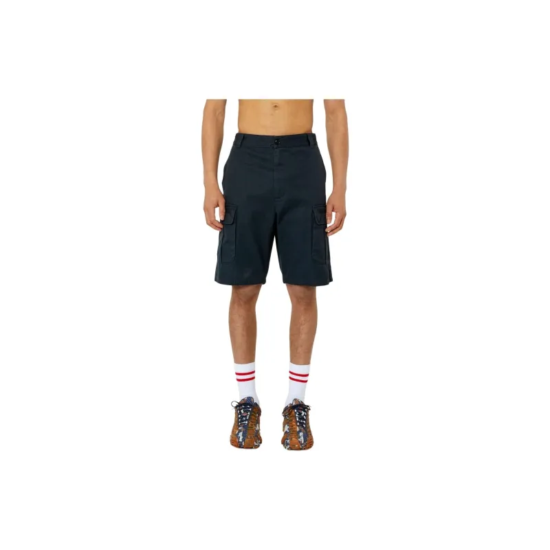 DIESEL Casual Shorts Men Black-4