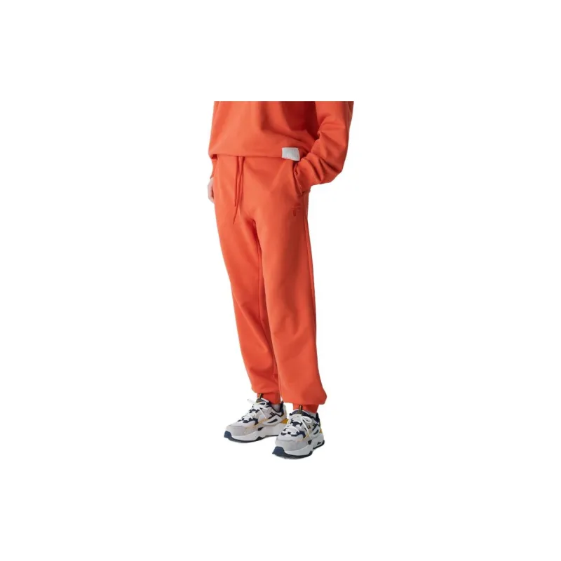 FILA Knitted Sweatpants Men Orange-5