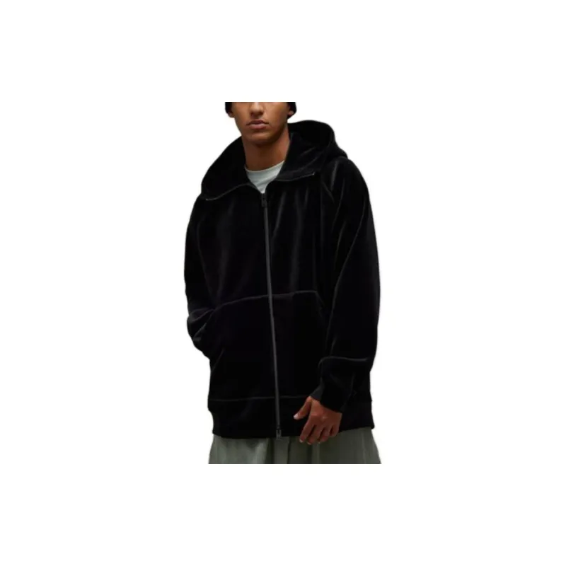 Y 3 Velvet Jackets Unisex Black-1