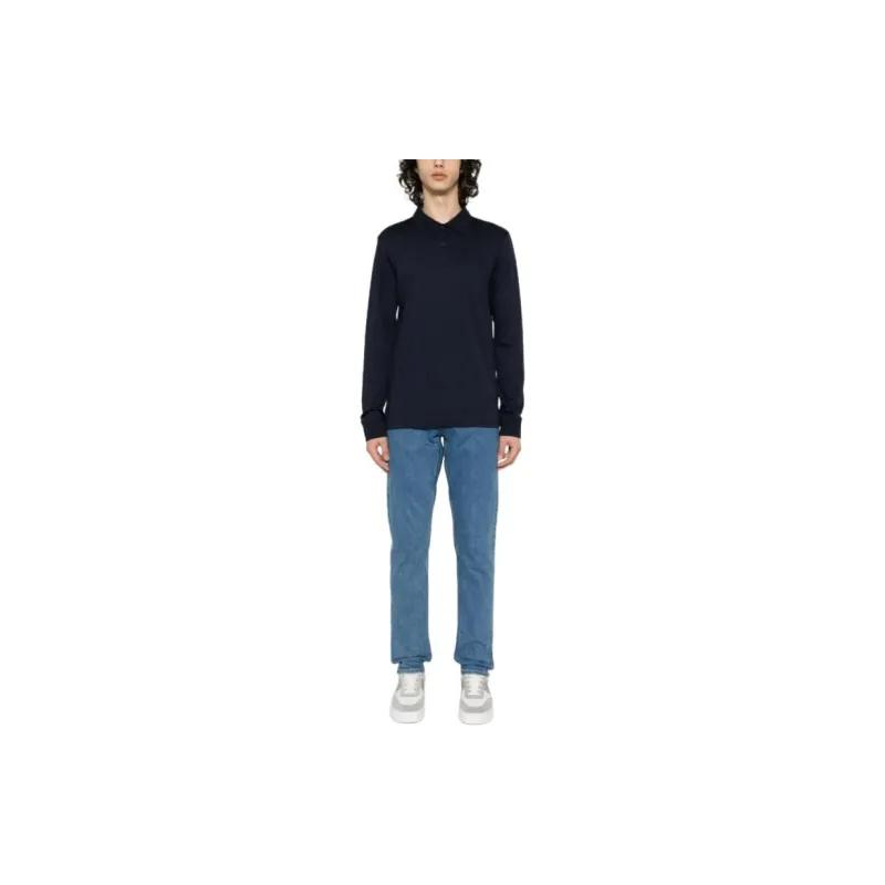 Calvin Klein Logo patch Cotton Polo Shirt-3