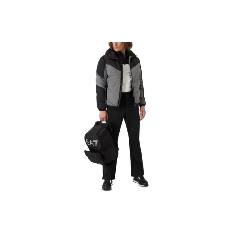 EMPORIO ARMANI FW22 Puffer Jacket Men's Gray Black-3