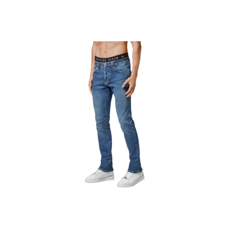 PHILIPP PLEIN Logo plaque Jeans-1
