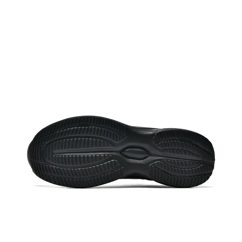 Binary Low Top Running Shoes Men's Black Warrior-4