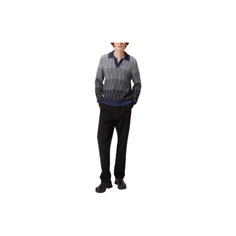 MISSONI Zigzag Virgin wool Polo Shirt-1