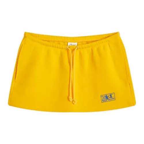 Champion GUIZIO Collaboration Casual Short Skirts Women's Yellow