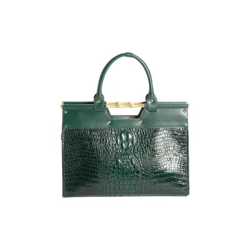 GUESS Genuine Leather Shoulder Bag Crossbody Bag Handbag Regular Women's Green