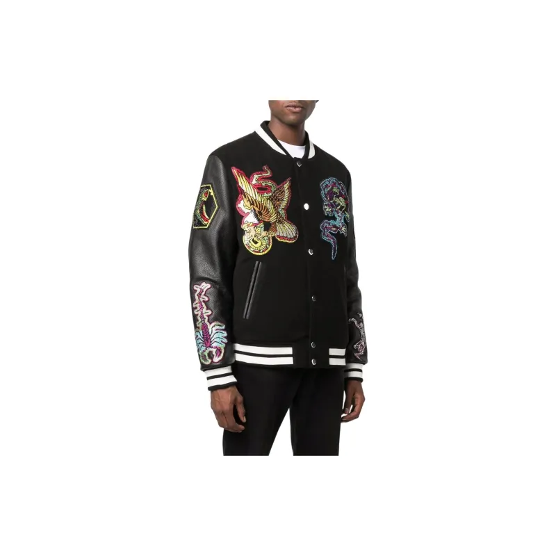 PHILIPP PLEIN Varsity Bomber Jacket-4