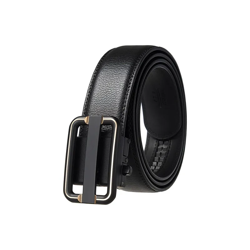 Yalu Preferred Cow Split Leather Belts Men's 3.5CM-0