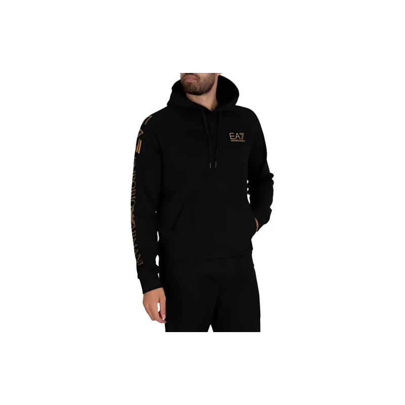 EMPORIO ARMANI FW22 Sweatshirt Men's Black Gold-2