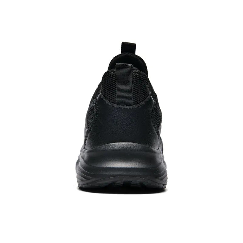 Binary Low Top Running Shoes Men's Black Warrior-3