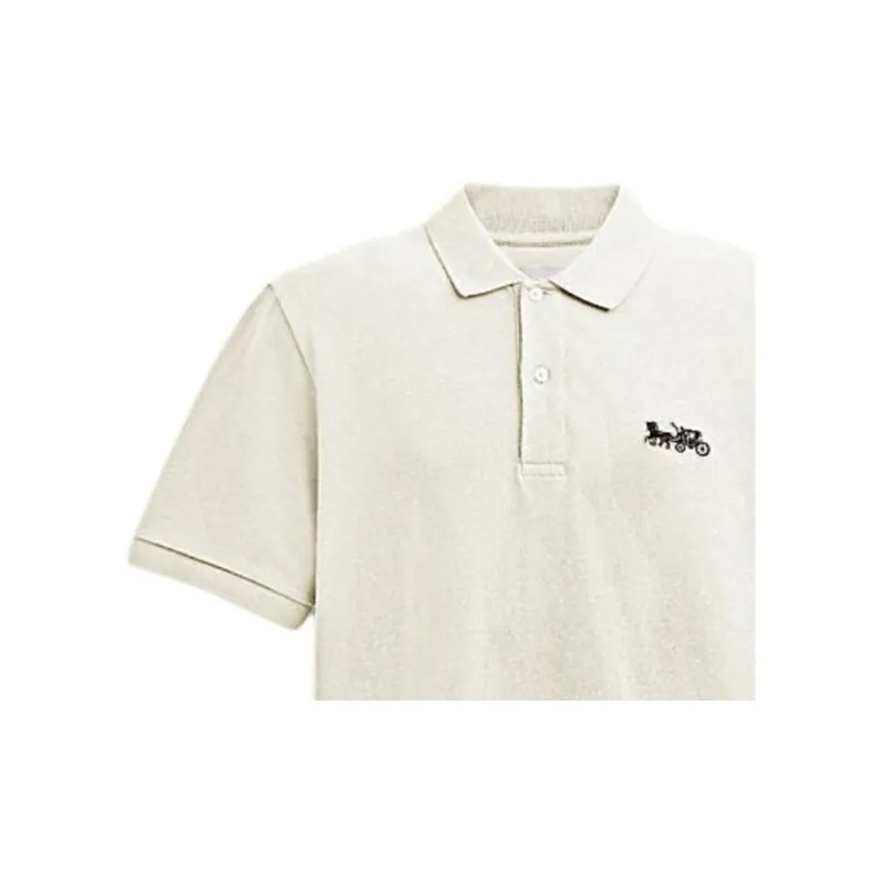 COACH SS24 Polo Shirt Men's White-3