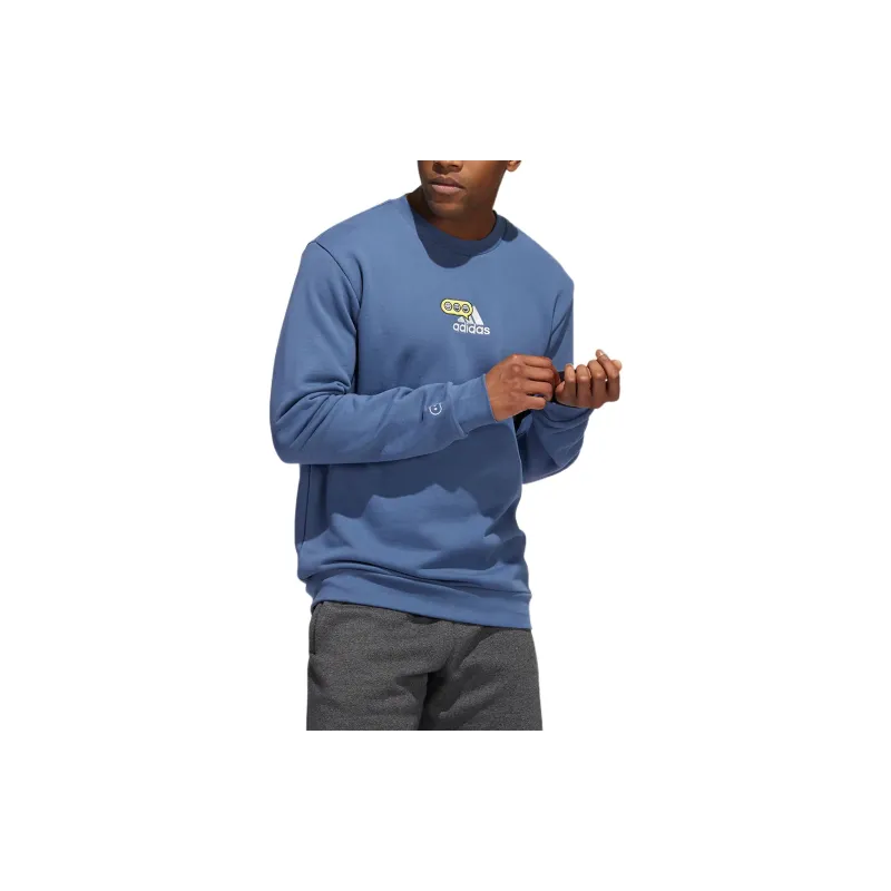 Adidas Sweatshirts Men Asphalt Gray-3