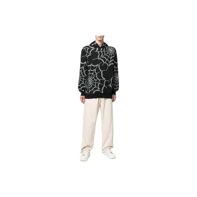 PALM ANGELS Spider Web Hoodie-1