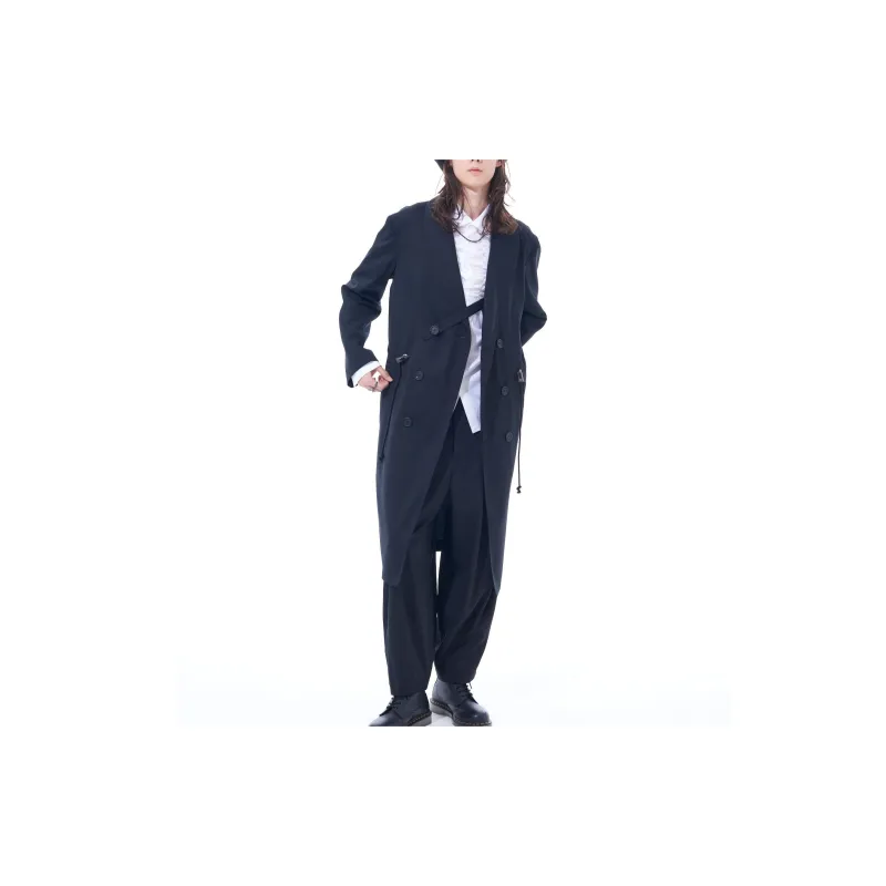 Yohji Yamamoto SS24 S'YTE Coats Unisex Black-2