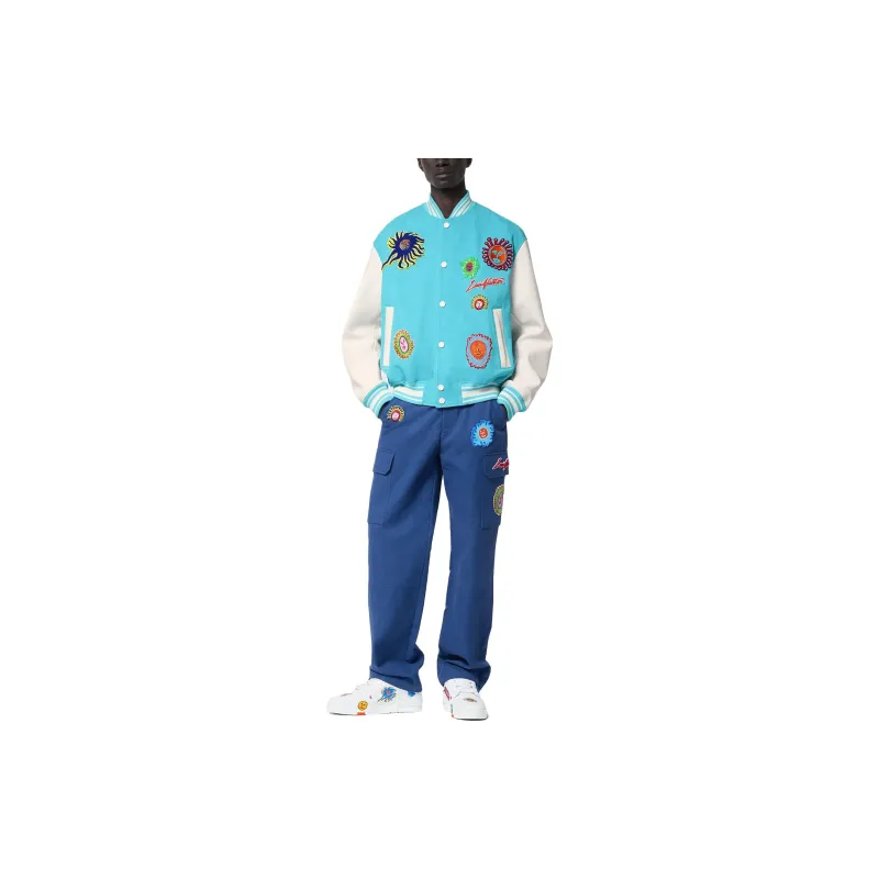 LOUIS VUITTON x Yayoi Kusama Louis Vuitton X Yayoi Kusama SS23 Baseball Jacket Men's Blue-1