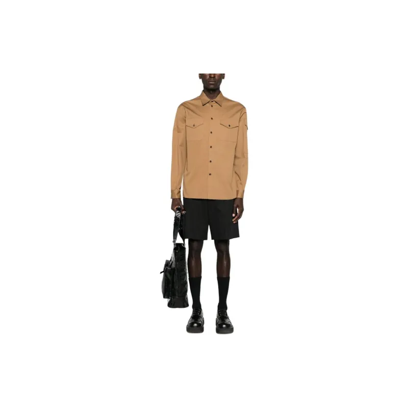 Alexander McQueen Loo tape Cotton Overshirt-1