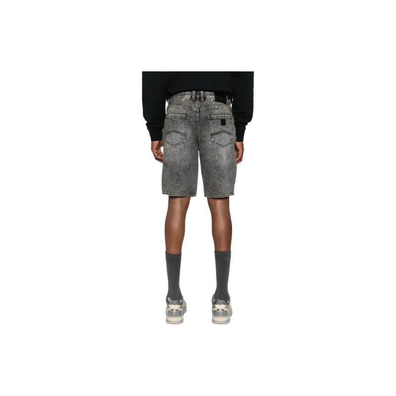 ARMANI EXCHANGE Bleach effect Denim Shorts-3