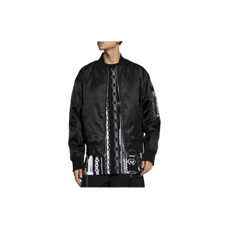 VERSACE JEANS COUTURE Striped Bomber Jacket-2