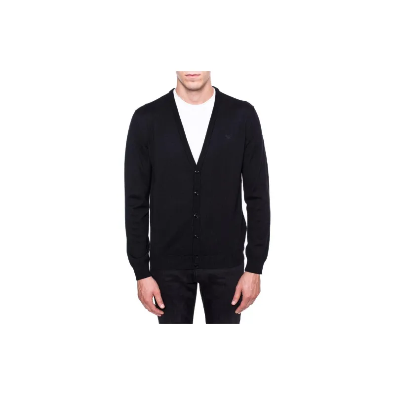 EMPORIO ARMANI Slim Fit Knitwear Men's Black-3