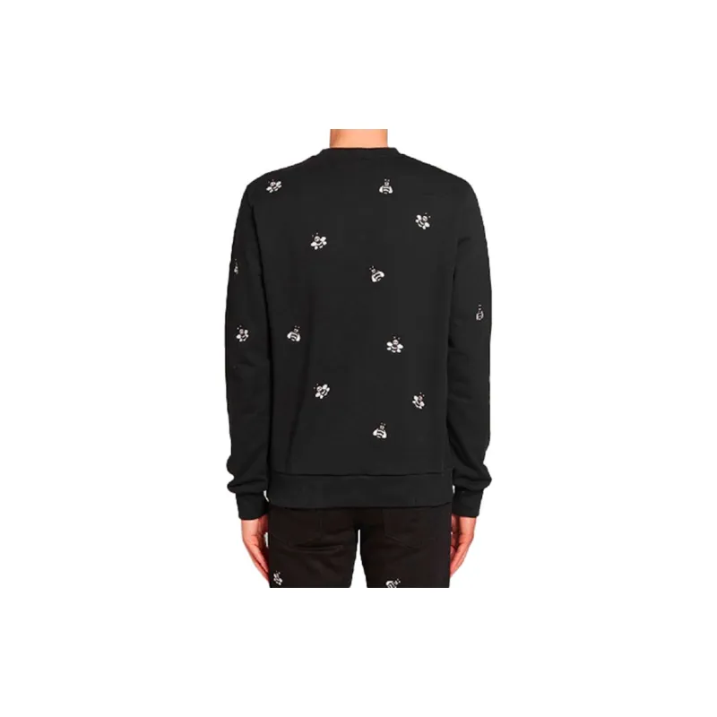 KAWS X DIOR Embroidered Bees Crewneck Sweatshirt-2