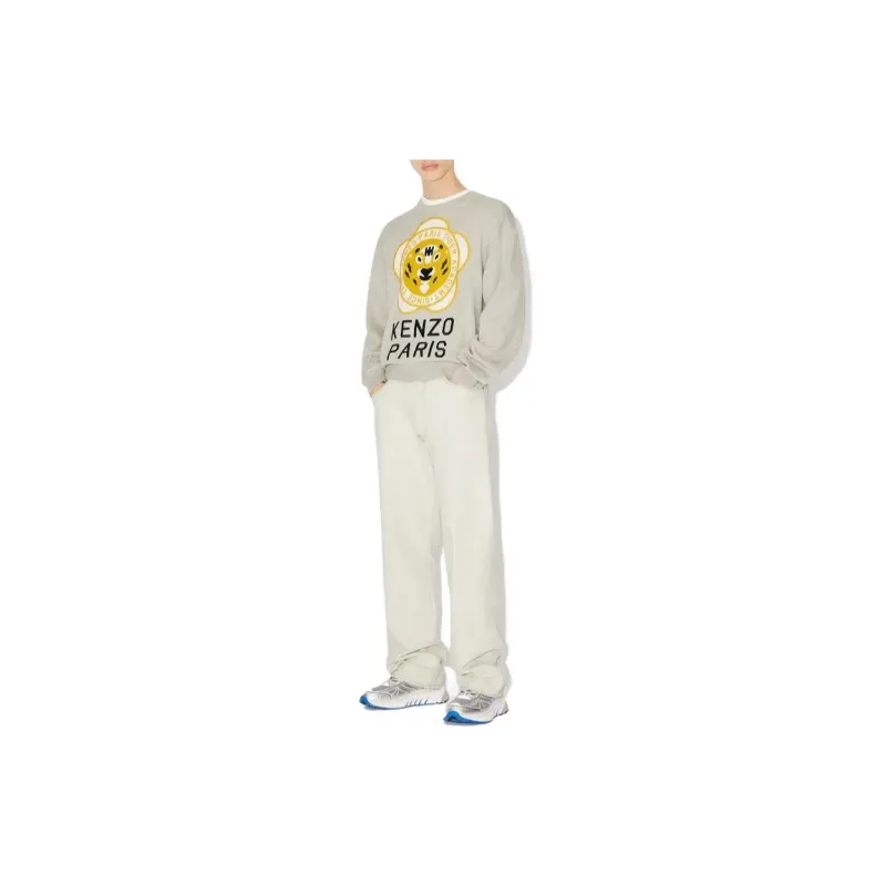 KENZO Logo Embroidered Crewneck Sweater-2