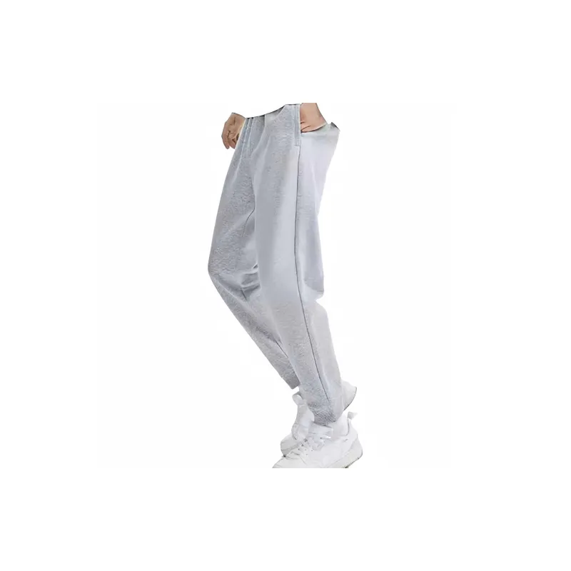Kappa FW/AW22 Knitted Sports Pants Men Medium Light Heather Gray-3